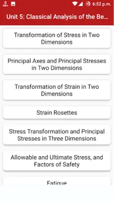 STRUCTURAL ANALYSIS android App screenshot 3